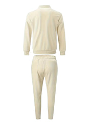 2 Pieces Classic Men's Sportswear Set - Soft, Breathable, Full Zip Tracksuit | Autumn Winter Casual Outfit