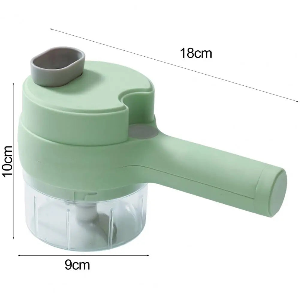 Garlic Grinder With Handle – Electric Garlic Chopper, Meat Mincer & Vegetable Cutter | Portable Kitchen Food Processor