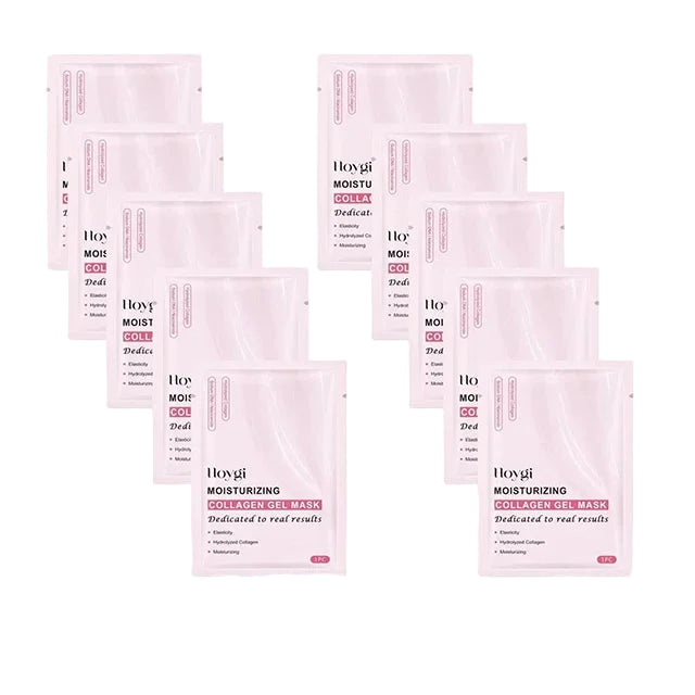 Pink Collagen Gel Face Mask – Salmon PDRN Hydrogel Jelly Sheet, Deep Hydration, Anti-Aging & Skin Tone Balance