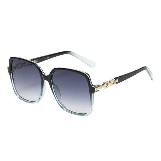 Women’s Oversized Square Gradient Sunglasses – Big Frame Y2K Eyewear, Trendy UV-Proof Shades, Colorful Street Style