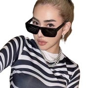 Y2K Sunglasses - Trendy Rectangle Sunglasses, Designer UV400 Shades for Men and Women