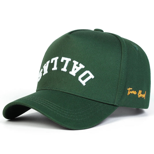 DALLAS Embroidered Baseball Cap - Adjustable Unisex Streetwear Hat | Casual Snapback for Men & Women