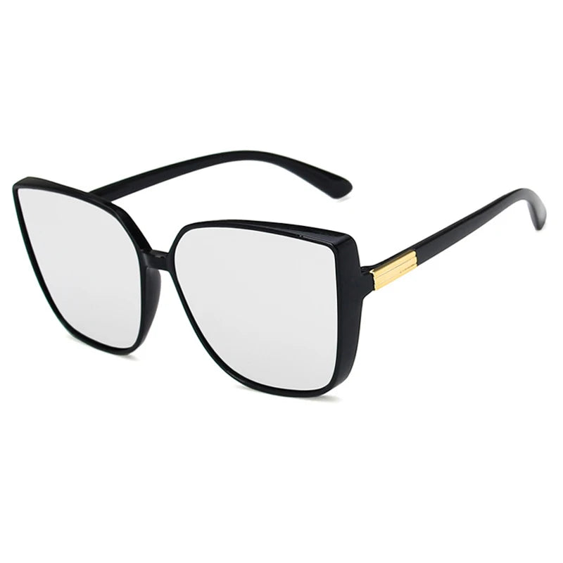 Fashion Classic Vintage Sunglasses – Large Frame UV400 Shades – Retro Summer Eyewear
