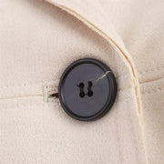European Suede Belted Trench Coat - Women's Double Breasted Long Sleeve V-Neck Windbreaker