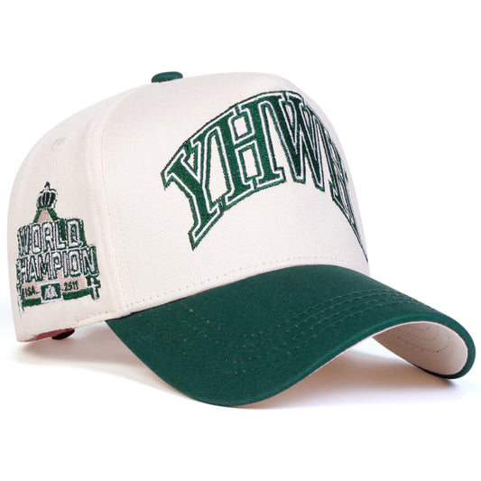 YHWH Embroidered Baseball Cap - Adjustable Polyester Hat for Men & Women, Casual Outdoor Sun Cap