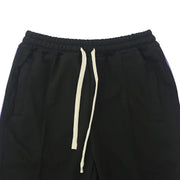 Urban Flare Joggers - Slim-Fit Stacked Pants, Y2K Streetwear Sweatpants with Striped Legs