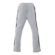 Urban Flare Joggers - Slim-Fit Stacked Pants, Y2K Streetwear Sweatpants with Striped Legs