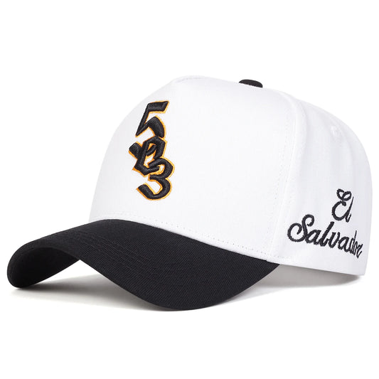 503 El Salvador Baseball Cap – Embroidered Letter Adjustable Hat, Casual Outdoor Streetwear Sunscreen Cap