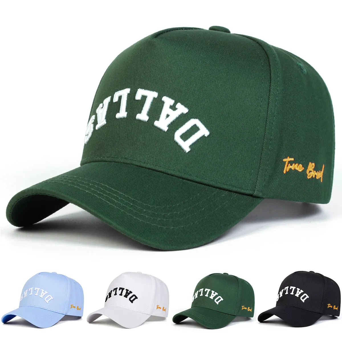 DALLAS Embroidered Baseball Cap - Adjustable Unisex Streetwear Hat | Casual Snapback for Men & Women