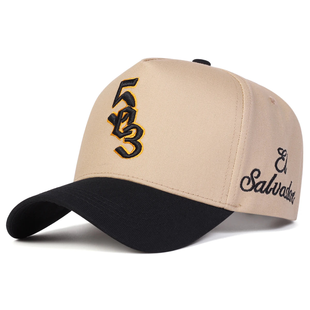 503 El Salvador Baseball Cap – Embroidered Letter Adjustable Hat, Casual Outdoor Streetwear Sunscreen Cap