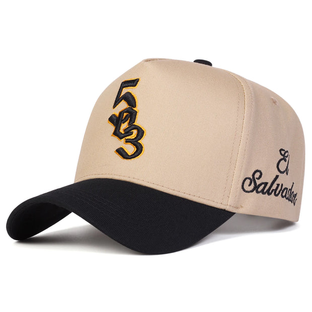 503 El Salvador Baseball Cap – Embroidered Letter Adjustable Hat, Casual Outdoor Streetwear Sunscreen Cap