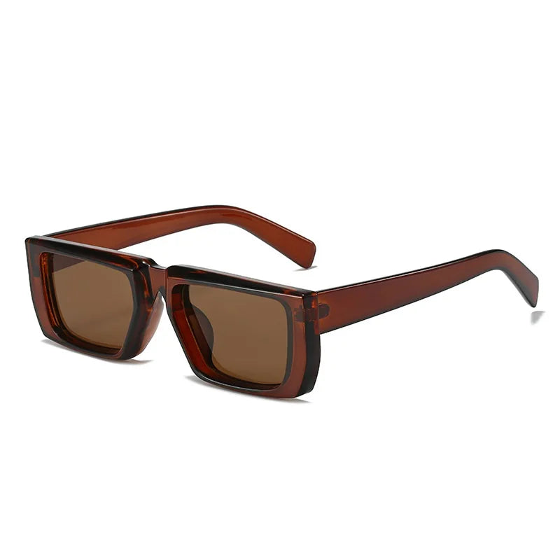 Y2K Sunglasses - Trendy Rectangle Sunglasses, Designer UV400 Shades for Men and Women
