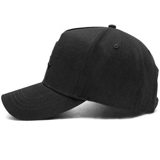 Letter "A" Embroidered Baseball Cap Cotton Adjustable Trucker Hat for Men | Summer Snapback Sun Cap
