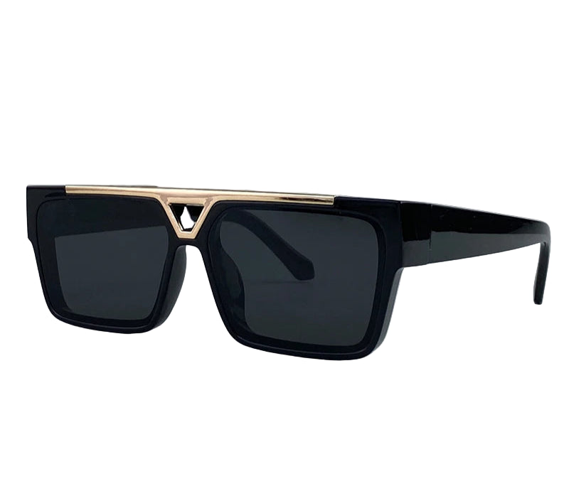Men’s Luxury Polarized Square Sunglasses – Steampunk UV400 Shades, Big Frame Streetwear Eyewear