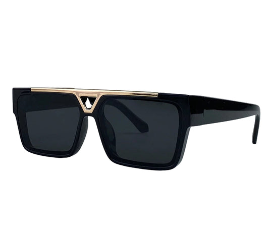 Men’s Luxury Polarized Square Sunglasses – Steampunk UV400 Shades, Big Frame Streetwear Eyewear