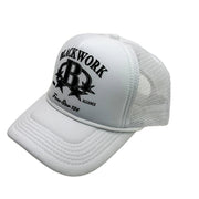 "Blackwork" 3D Letter Trucker Hat - Mesh Baseball Cap, Adjustable Summer trucker Hat