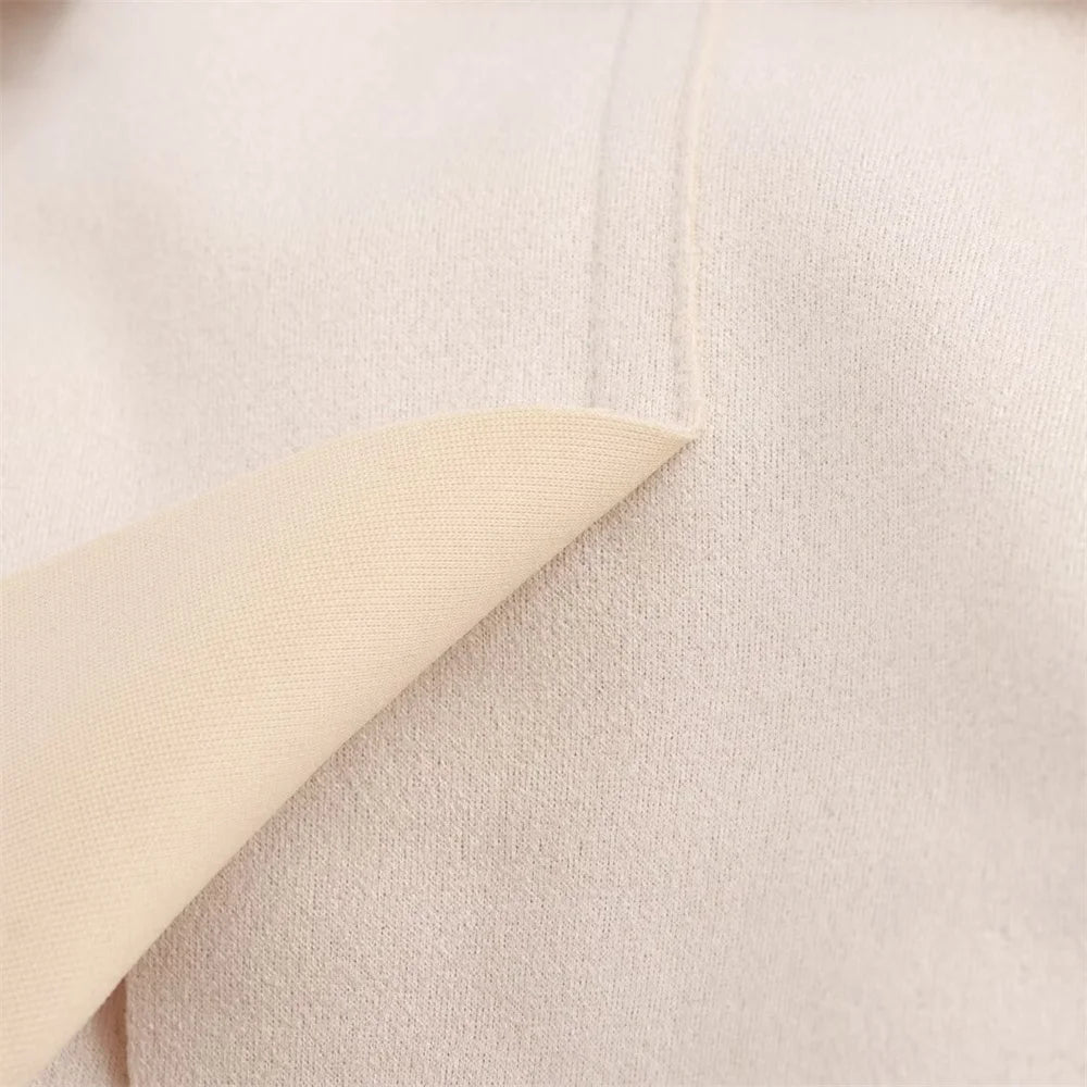 European Suede Belted Trench Coat - Women's Double Breasted Long Sleeve V-Neck Windbreaker