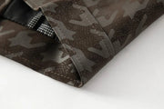 Men’s Houndstooth Shadow Jacket – Button-Up Streetwear Luxury Jacket, Casual Lapel Fit, Luxe Street Outerwear