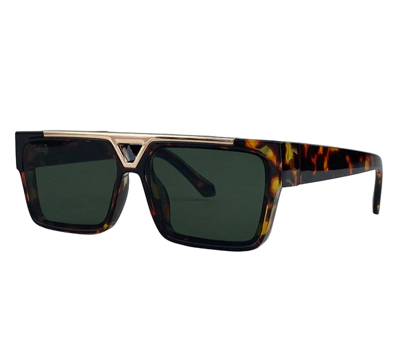 Men’s Luxury Polarized Square Sunglasses – Steampunk UV400 Shades, Big Frame Streetwear Eyewear