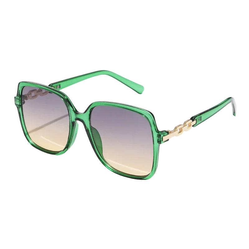 Women’s Oversized Square Gradient Sunglasses – Big Frame Y2K Eyewear, Trendy UV-Proof Shades, Colorful Street Style