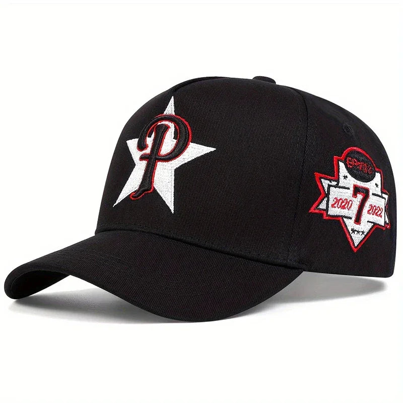 Star P Embroidered Baseball Cap - Legendary Branding