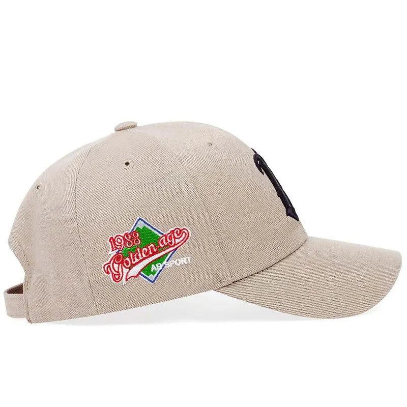B Letter Embroidered Baseball Cap - Adjustable Hip Hop 1988 Hat | Unisex Sun Protection Snapback