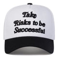 Take Risks to Be Successful Cap - Motivational Embroidered Trucker Hat | Adjustable Unisex Streetwear - Legendary Branding