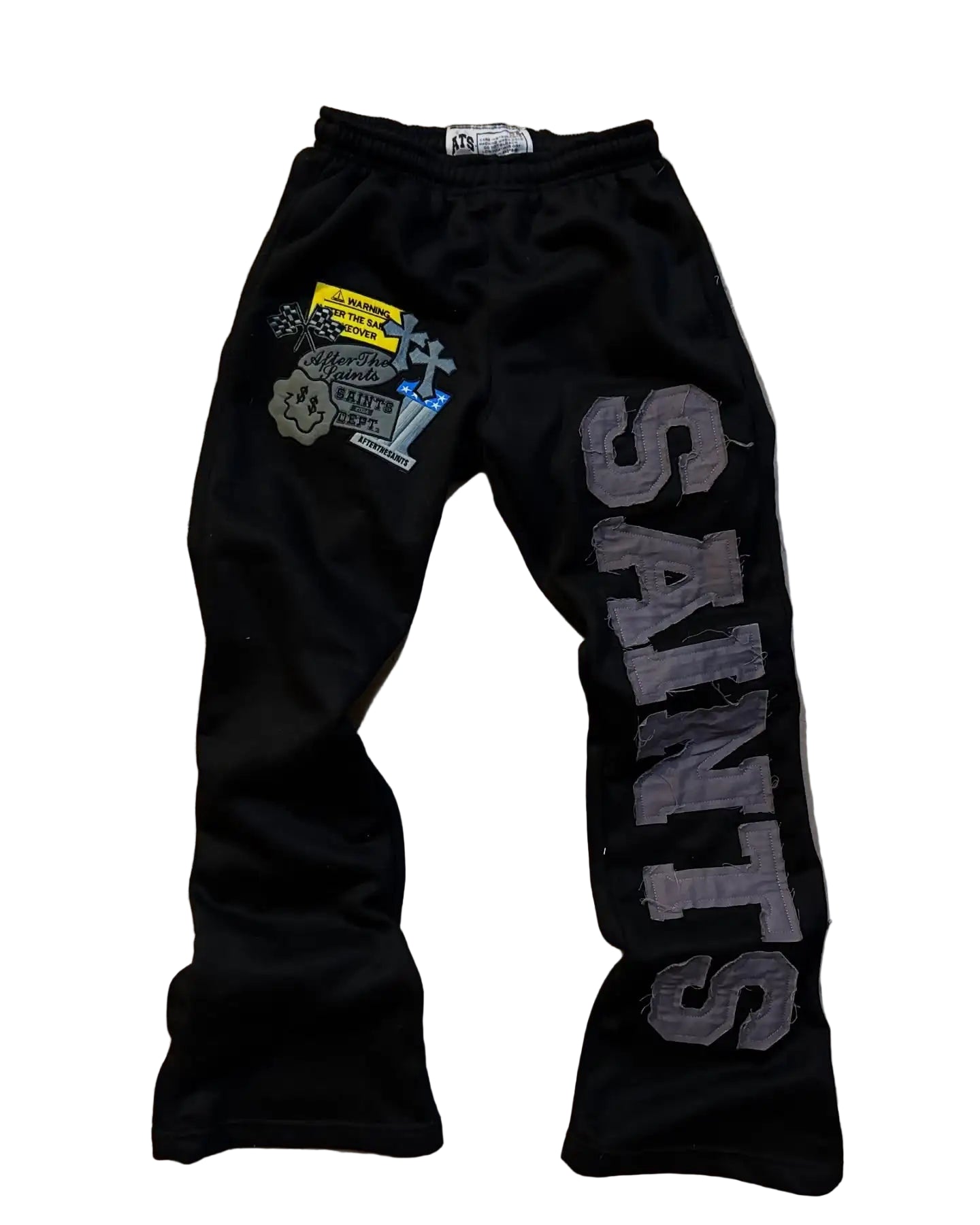 Y2K Streetwear Sports Pants - Retro Letter Embroidery Hip Hop High Waist Joggers for Men and Women