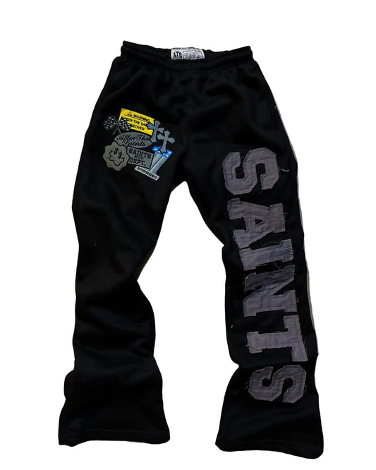 Y2K Streetwear Sports Pants - Retro Letter Embroidery Hip Hop High Waist Joggers for Men and Women