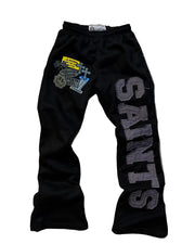 Y2K Streetwear Sports Pants - Retro Letter Embroidery Hip Hop High Waist Joggers for Men and Women