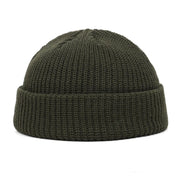 Unisex Knit Beanie - Casual Hip Hop Skull Cap | Warm Winter Wool-Style Acrylic Hat Streetwear