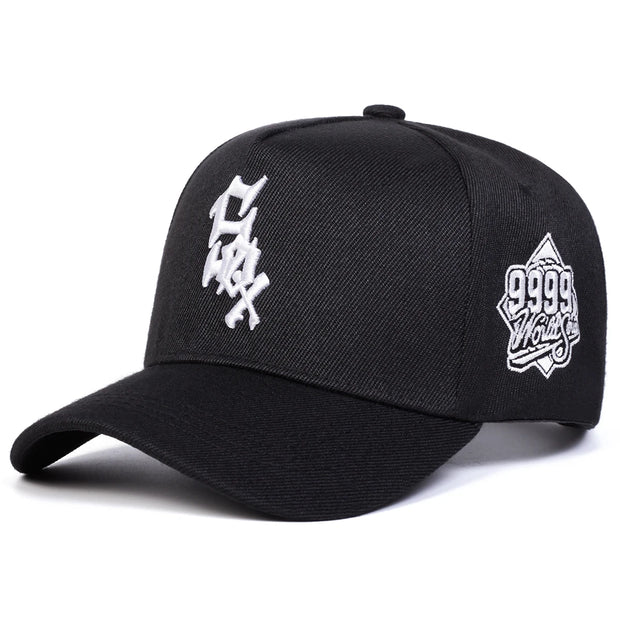 "SOX" 9999 Embroidered Baseball Cap - Adjustable Unisex Streetwear Hat | Curved Brim Snapback
