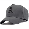 Letter "A" Embroidered Baseball Cap Cotton Adjustable Trucker Hat for Men | Summer Snapback Sun Cap - Legendary Branding
