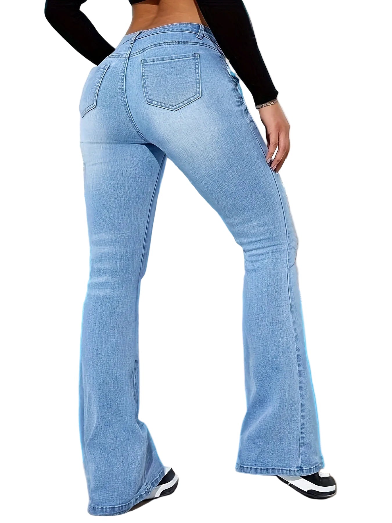CurveLift™ Flare Jeans – Sculpting High-Waist Bootcut Denim for Women, Retro Style, Stretch Fit