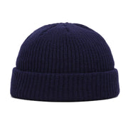 Unisex Knit Beanie - Casual Hip Hop Skull Cap | Warm Winter Wool-Style Acrylic Hat Streetwear