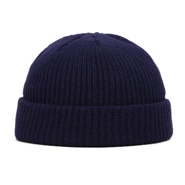 Unisex Knit Beanie - Casual Hip Hop Skull Cap | Warm Winter Wool-Style Acrylic Hat Streetwear