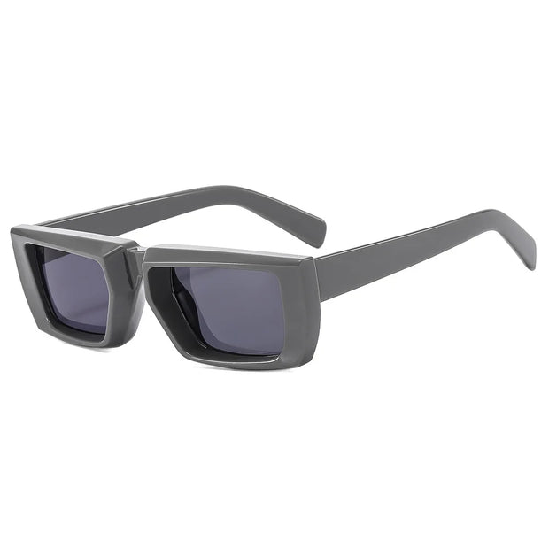 Y2K Sunglasses - Trendy Rectangle Sunglasses, Designer UV400 Shades for Men and Women