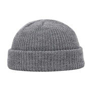 Unisex Knit Beanie - Casual Hip Hop Skull Cap | Warm Winter Wool-Style Acrylic Hat Streetwear