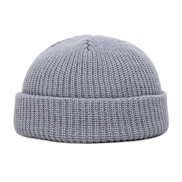 Unisex Knit Beanie - Casual Hip Hop Skull Cap | Warm Winter Wool-Style Acrylic Hat Streetwear