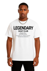 Legendary Goat Club Regular Fit T-Shirt – Premium Combed Cotton Streetwear Tee, Classic Fit Luxury Essential