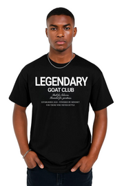Legendary Goat Club Regular Fit T-Shirt – Premium Combed Cotton Streetwear Tee, Classic Fit Luxury Essential