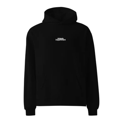 ’A.D’ Simple Hoodie - S