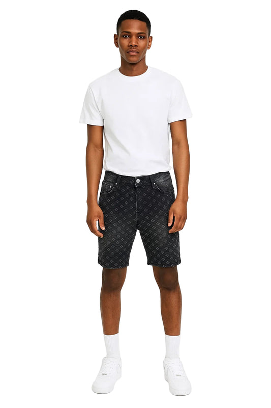 Distressed Denim Shorts - Men’s Casual Straight Leg High Street Y2K Summer Shorts