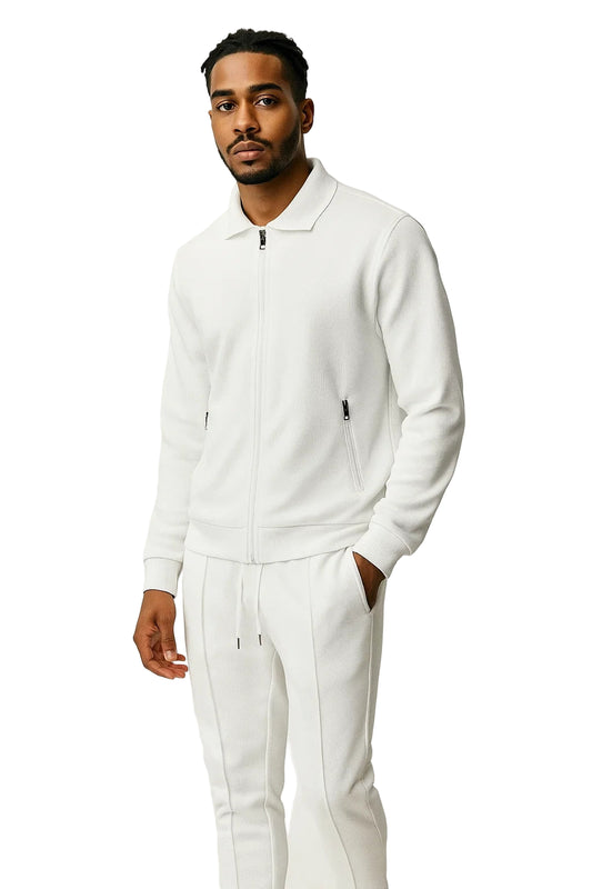 2 Pieces Classic Men's Sportswear Set - Soft, Breathable, Full Zip Tracksuit | Autumn Winter Casual Outfit