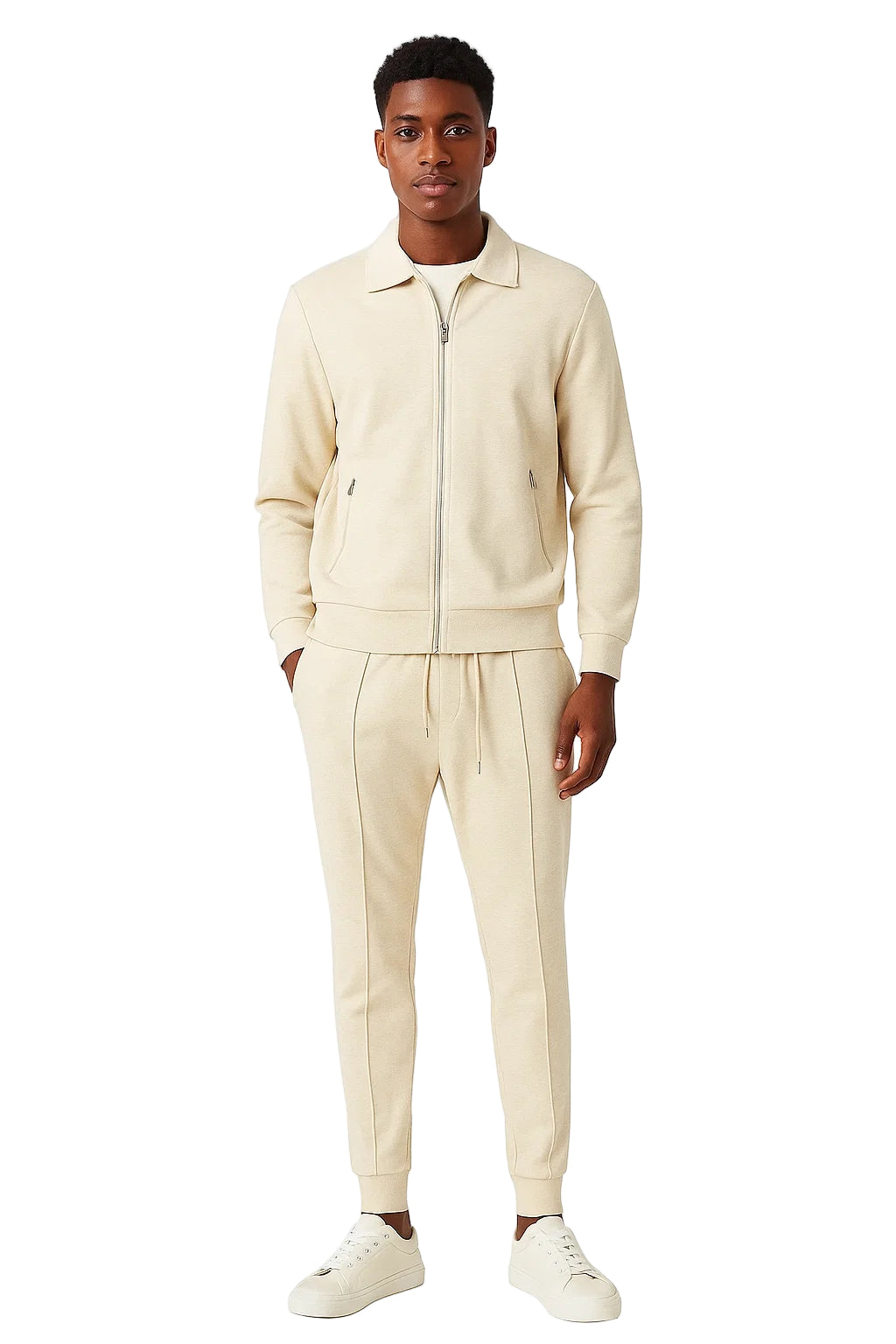 2 Pieces Classic Men's Sportswear Set - Soft, Breathable, Full Zip Tracksuit | Autumn Winter Casual Outfit