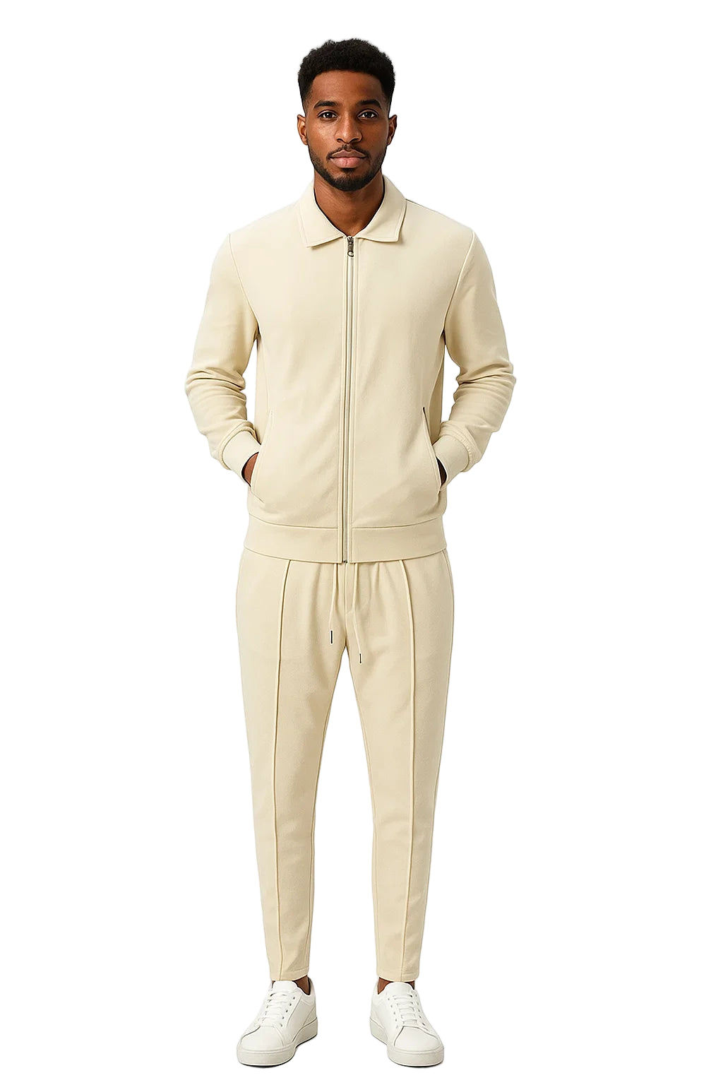 2 Pieces Classic Men's Sportswear Set - Soft, Breathable, Full Zip Tracksuit | Autumn Winter Casual Outfit