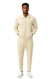 2 Pieces Classic Men's Sportswear Set - Soft, Breathable, Full Zip Tracksuit | Autumn Winter Casual Outfit