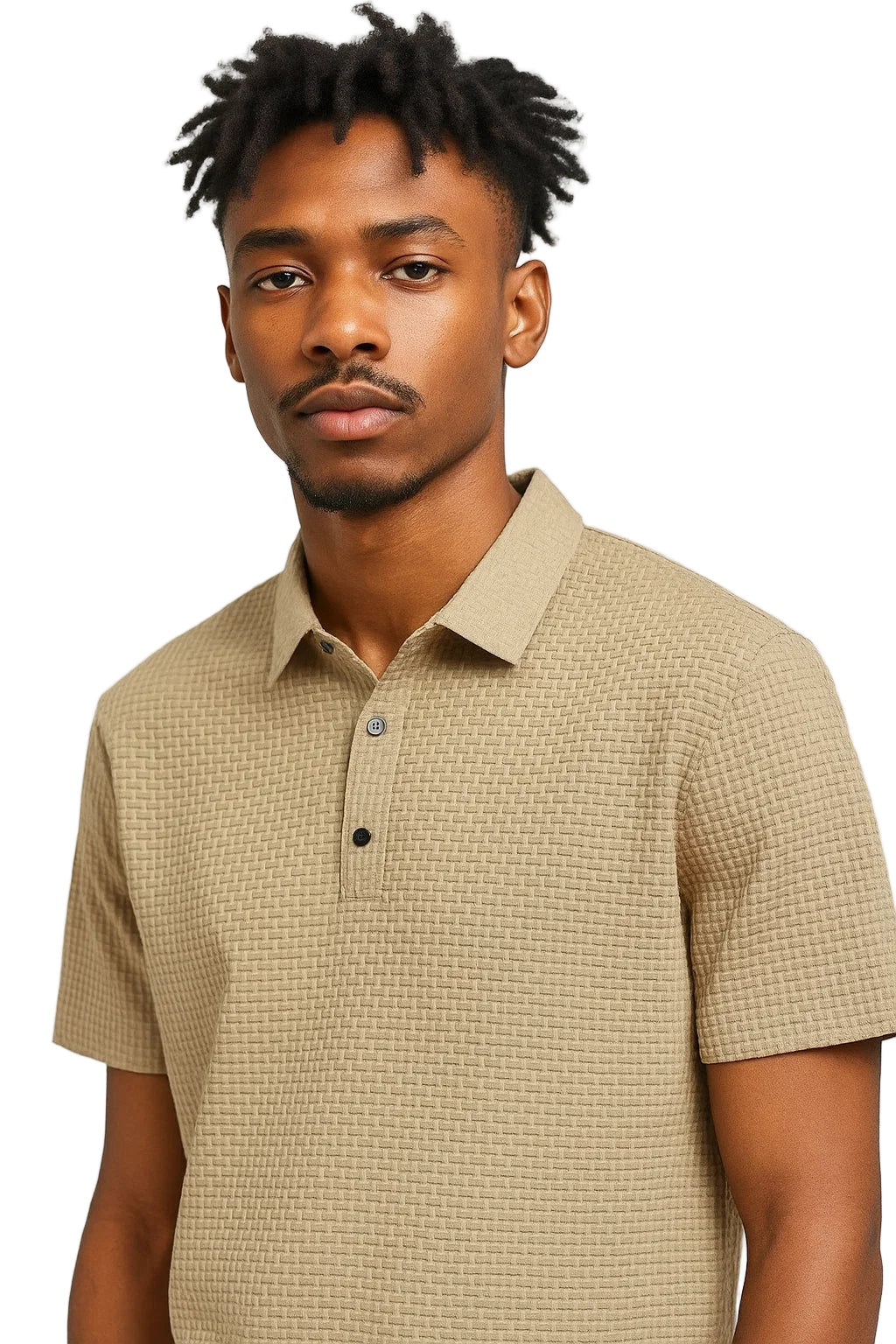 Men’s Business Casual Short Sleeve Polo Shirt – Solid Color, Breathable & Comfortable Summer Top