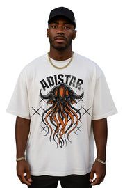 ADISTAR “Jellyfish” Oversized T-shirt  – Premium Heavy Cotton Boxy Tee, Pharrell Williams x Adidas Inspired Streetwear