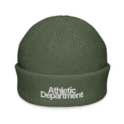 ’Athletic Department’ Fisherman Beanie - Cypress